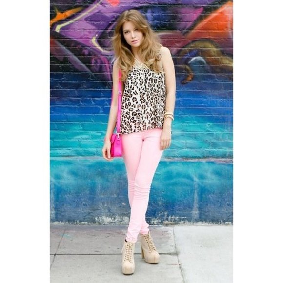 Cello Jeans Womens Pink Skinny Jeans,SZ 7 - Picture 2 of 10